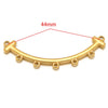 Stainless Steel Glossy Geometric Welding Multiring Jewelry Connector For Earrings Necklace Bracelet