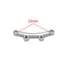 Stainless Steel Glossy Geometric Welding Multiring Jewelry Connector For Earrings Necklace Bracelet