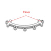 Stainless Steel Glossy Geometric Welding Multiring Jewelry Connector For Earrings Necklace Bracelet