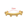Stainless Steel Glossy Geometric Welding Multiring Jewelry Connector For Earrings Necklace Bracelet