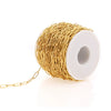 Stainless Steel Gold Oval Cross Weld Chain Electroplated Diy Accessories