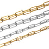 Stainless Steel Gold Oval Cross Weld Chain Electroplated Diy Accessories
