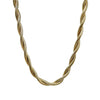 Stainless Steel Gold Plated Fashion Clavicle Chain Unisex Necklace With Electroplating