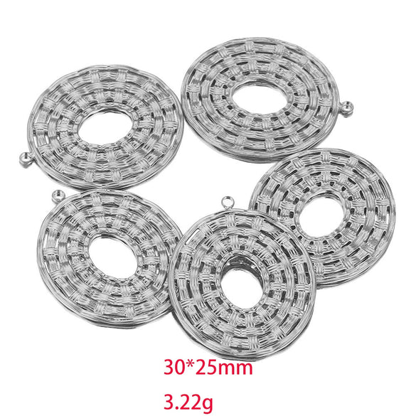 Stainless Steel Gold Plated Handmade Diy Necklace Pendant With Electroplating Technology