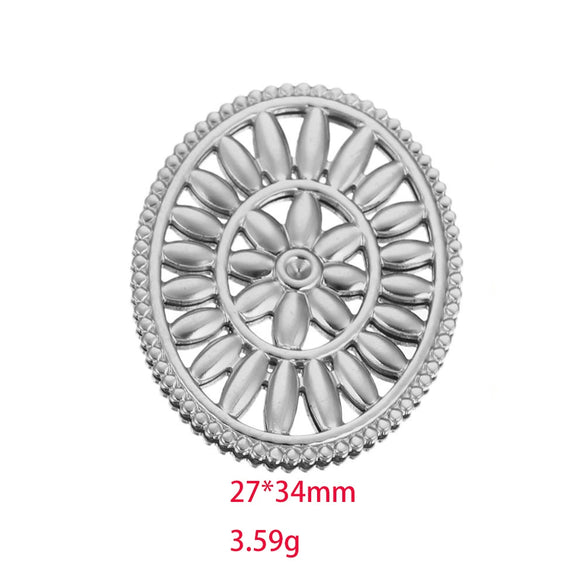 Stainless Steel Gold Plated Handmade Diy Necklace Pendant With Electroplating Technology