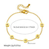 Stainless Steel Gold Plated Jewelry Set With Regular Chain For Women In Fashion Ol Style And Geometric Design
