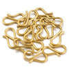 Stainless Steel Gold Plated Sshaped Fish Pattern Buckle Hook Jewelry Making Bracelet Necklace Connector