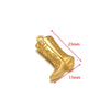 Stainless Steel Goldplated Cast Shoes Pendant For Necklace And Bracelet Accessories
