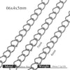 Stainless Steel Goldplated Colorpreserving Flat Oshaped Chain For Necklace Bracelet Diy Accessories