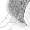 Stainless Steel Goldplated Oshape Chain Jewelry Necklace Accessories