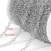 Stainless Steel Goldplated Oshape Chain Jewelry Necklace Accessories