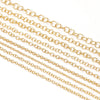 Stainless Steel Goldplated Oshape Chain Jewelry Necklace Accessories