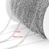 Stainless Steel Goldplated Oshape Chain Jewelry Necklace Accessories