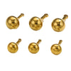 Stainless Steel Gourd Niche Pendant Jewelry Accessories With Electroplating