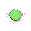 Stainless Steel Gypsophila Double Head Pendant Jewelry Accessories With Electroplating And Geometric Style