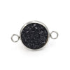 Stainless Steel Gypsophila Double Head Pendant Jewelry Accessories With Electroplating And Geometric Style
