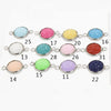 Stainless Steel Gypsophila Double Head Pendant Jewelry Accessories With Electroplating And Geometric Style