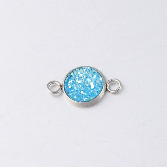 Stainless Steel Gypsophila Pendant Connector Diy Jewelry Accessories