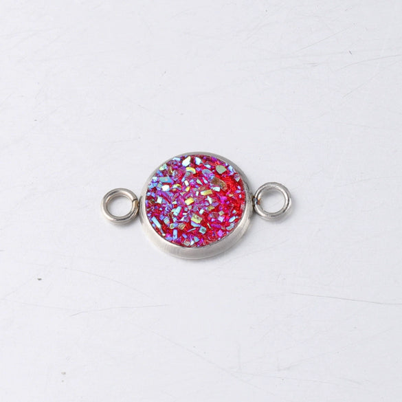 Stainless Steel Gypsophila Pendant Connector Diy Jewelry Accessories