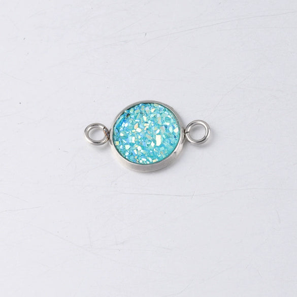 Stainless Steel Gypsophila Pendant Connector Diy Jewelry Accessories