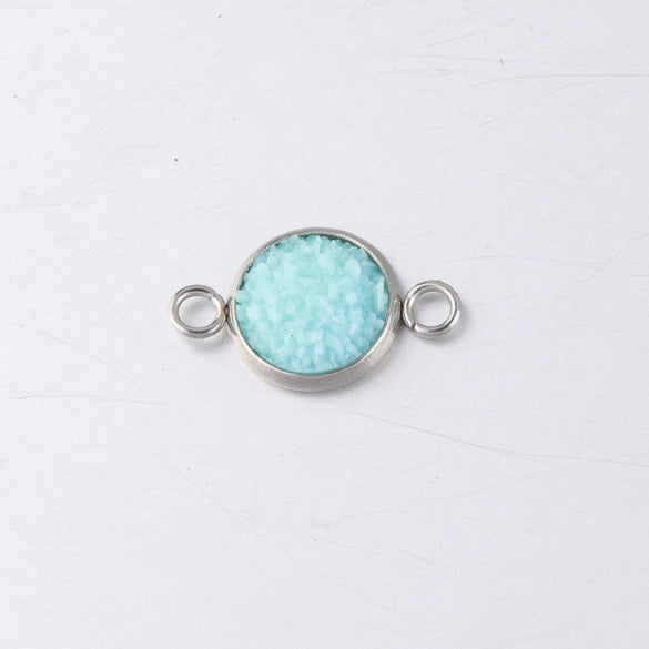 Stainless Steel Gypsophila Pendant Connector Diy Jewelry Accessories