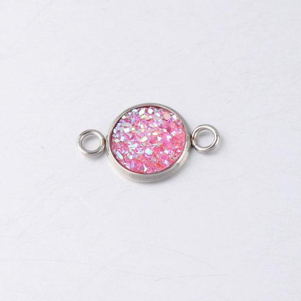 Stainless Steel Gypsophila Pendant Connector Diy Jewelry Accessories