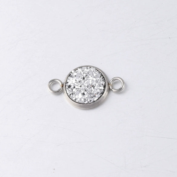 Stainless Steel Gypsophila Pendant Connector Diy Jewelry Accessories