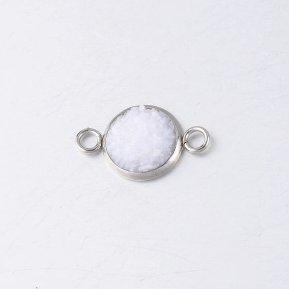 Stainless Steel Gypsophila Pendant Connector Diy Jewelry Accessories