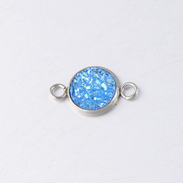 Stainless Steel Gypsophila Pendant Connector Diy Jewelry Accessories