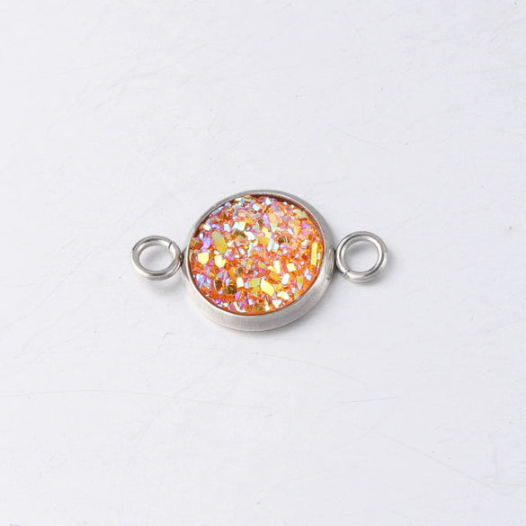 Stainless Steel Gypsophila Pendant Connector Diy Jewelry Accessories