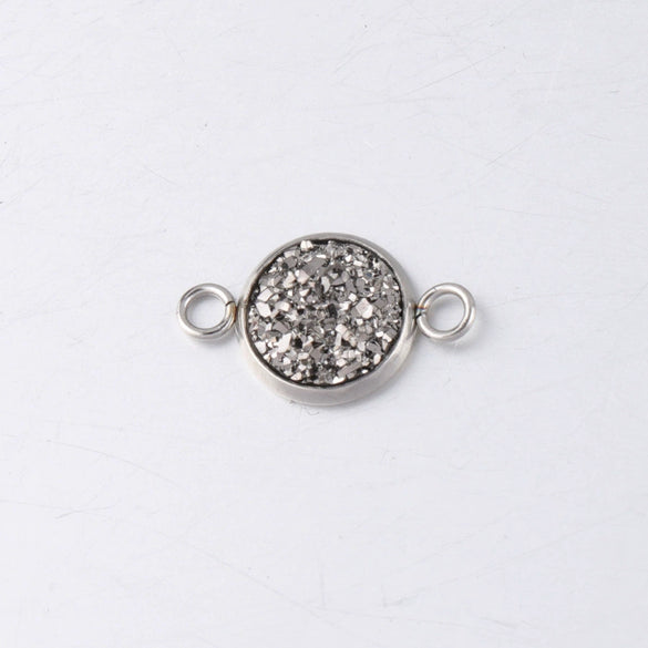 Stainless Steel Gypsophila Pendant Connector Diy Jewelry Accessories