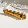 Stainless Steel Hairpin Geometric Style Electroplated Women's Hair Accessories