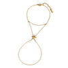 Stainless Steel Hand Chain With Starfish Design For Women Simple Ins Style Electroplated