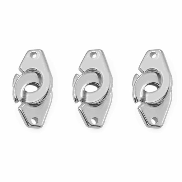 Stainless Steel Handcuffs Buckle Jewelry Accessories For Bracelet And Necklace With Electroplating