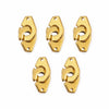Stainless Steel Handcuffs Buckle Jewelry Accessories For Bracelet And Necklace With Electroplating