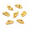 Stainless Steel Handcuffs Buckle Jewelry Accessories For Bracelet And Necklace With Electroplating