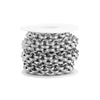 Stainless Steel Handmade Braided Thick Chain Necklace And Exaggerated Bracelet With 18K Electroplating