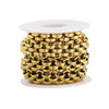 Stainless Steel Handmade Braided Thick Chain Necklace And Exaggerated Bracelet With 18K Electroplating