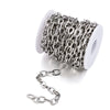 Stainless Steel Handmade Coffee Bean Keel Heart Oval Chain Necklace Bracelet With Electrolytic Brightening