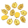 Stainless Steel Handmade Exquisite Simple Niche Rose Flower Pendant Necklace With Gold Plated Treatment