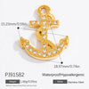 Stainless Steel Handmade Fashion Animal Butterfly Jewelry Electroplated Bracelet Necklace Earrings Pendant