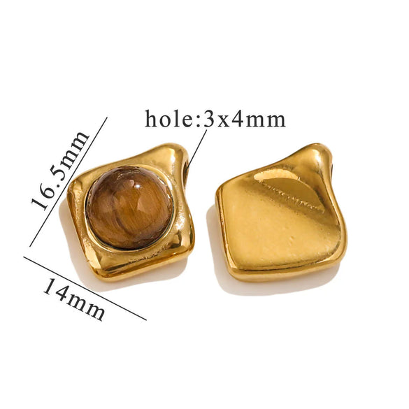 Stainless Steel Handmade Jewelry Pendant For Necklace And Bracelet With Electroplating Treatment