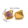 Stainless Steel Handmade Jewelry Pendant For Necklace And Bracelet With Electroplating Treatment