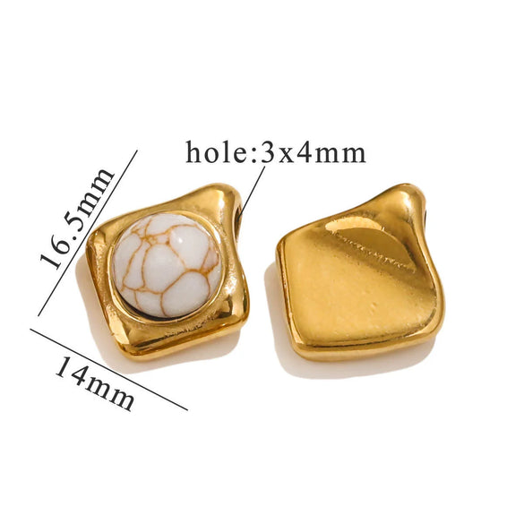 Stainless Steel Handmade Jewelry Pendant For Necklace And Bracelet With Electroplating Treatment