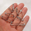 Stainless Steel Handmade Original Design Geometric Brooch With Electroplating And Safety Lock