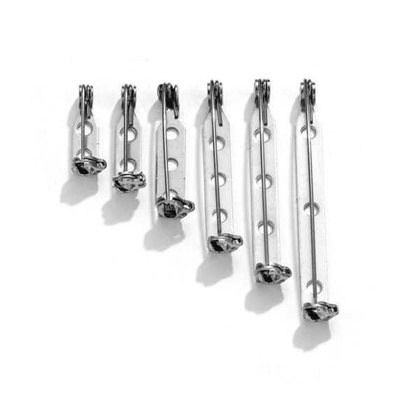 Stainless Steel Handmade Original Design Geometric Brooch With Electroplating And Safety Lock