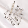 Stainless Steel Handmade Original Design Geometric Brooch With Electroplating And Safety Lock