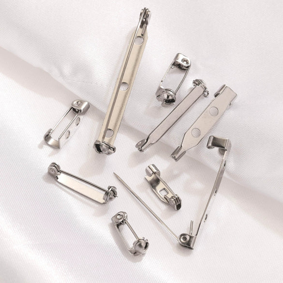 Stainless Steel Handmade Original Design Geometric Brooch With Electroplating And Safety Lock