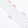 Stainless Steel Handmade Round Bar Chain Necklace Accessories With Electroplating