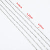Stainless Steel Handmade Round Bar Chain Necklace Accessories With Electroplating